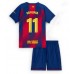 Barcelona Raphinha Belloli #11 Hjemmedraktsett Barn 2025-26 Korte ermer (+ Korte bukser)